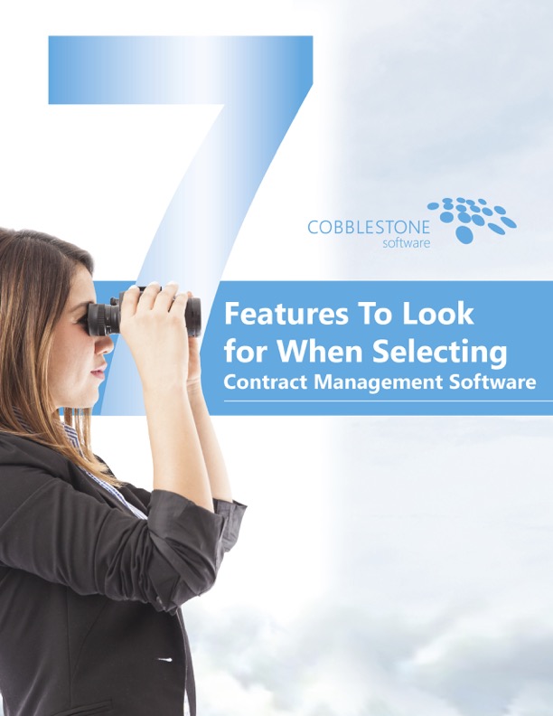 7 Features to Look For When Selecting Contract Management Software