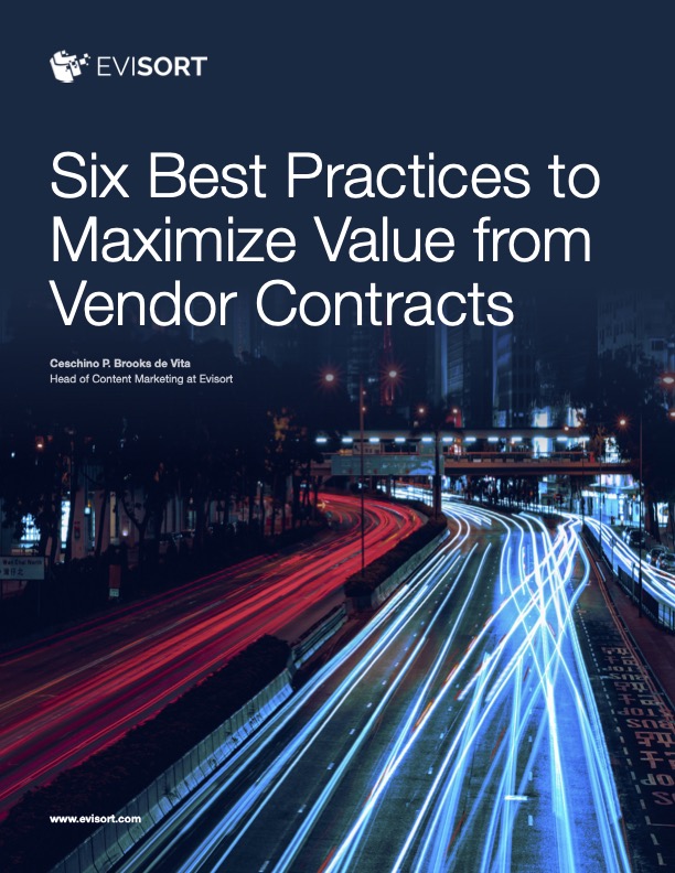 Six Best Practices to Maximize Value from Vendor Contracts