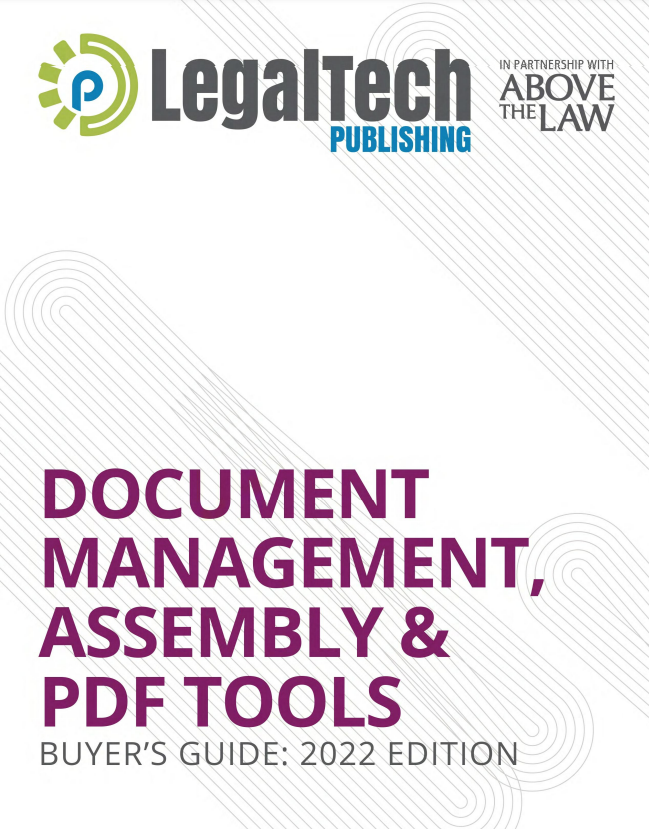 Document Management, Assembly & PDF Tools Buyers Guide: 2021