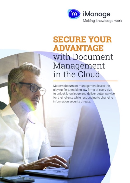 Secure Your Advantage with Document Management in the Cloud