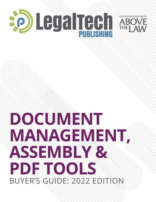 2022 Buyers Guide: Document Management, Assembly & PDF Tools