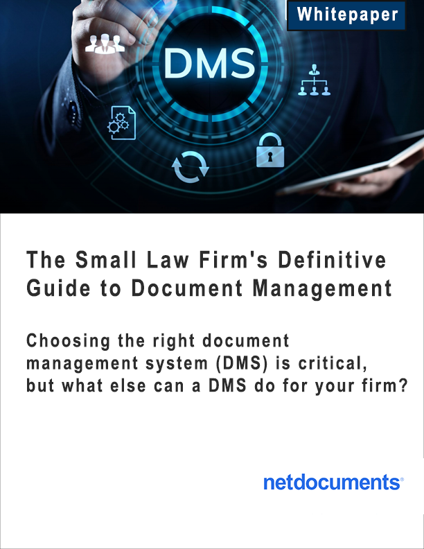 The Small Law Firm's Definitive Guide to Document Management