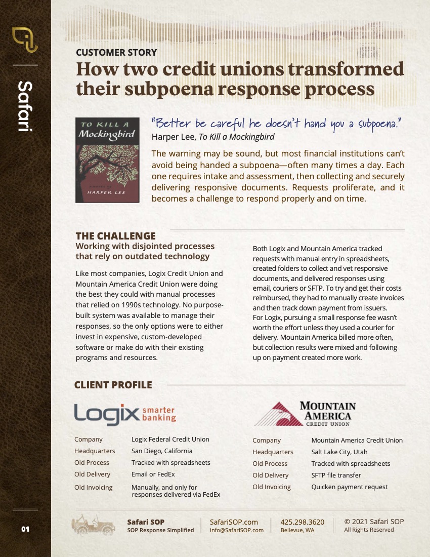 How to Automate a Subpoena Response Process